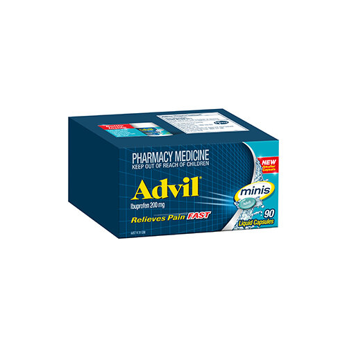 Advil Minis 200mg Liquid Cap 90