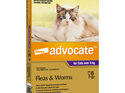 Advocate® Flea and Worm Treatment for Cats over 4kg, 3 or 6 pack