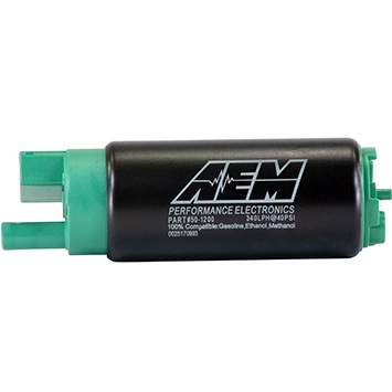 AEM 340LPH E85-Compatible High Flow In-Tank Fuel Pump - Offset Inlet - 50-1200