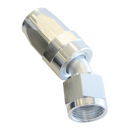 AEROFLOW -10AN TAPER SERIES 30 DEGREE  HOSE END SILVER - AF117-10S