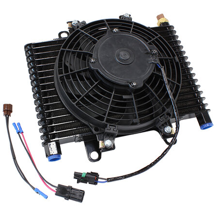AEROFLOW 13.5 x 9' COMP TRANS COOLER   WITH 120w FAN & SWITCH -10ORB - AF72-6001