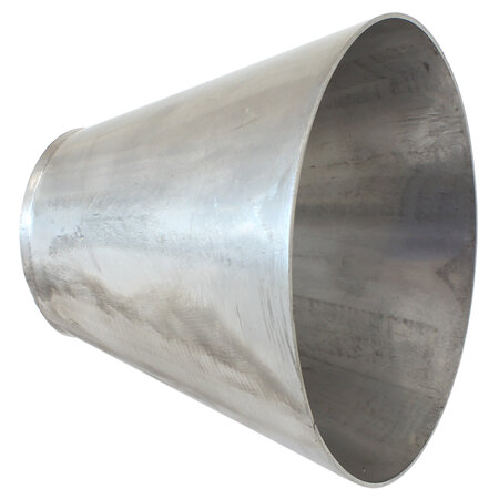 AEROFLOW 304 transition cone 2.5-5'    Stainless steel 4' length - AF9588-2550