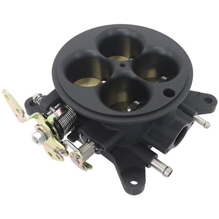 AEROFLOW 4BBL Cast Throttle Body       black 4150 / 4500 4bbl - AF64-2251BLK