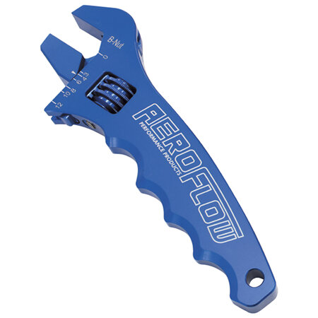 AEROFLOW ADJUSTABLE WRENCH GRIP SPANNERBLUE -3AN TO -12AN - AF98-2003