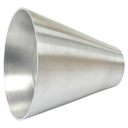 AEROFLOW ALUMINIUM TRANSITION CONE     2.03MM WALL THICKNESS 2' - 5' - AF8688-2050