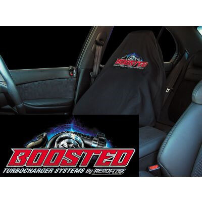 Aeroflow Boosted Throw Seat Cover - Black - AFBOOSTED-THROW