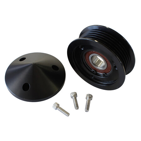 AEROFLOW CHEV LS TENSIONER REPLACEMENT PULLY,BEAR &NOSE COVER W/BOLTS - AF59-4031BLK
