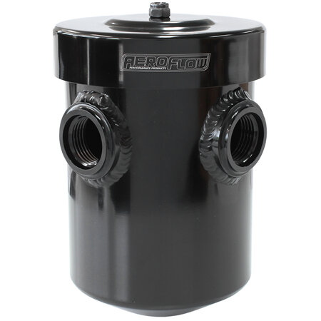AEROFLOW DRY SUMP / BREATHER TANK, INTERNAL B - AFFLING CAN VENT TO ATMO - AF77-1019BLK