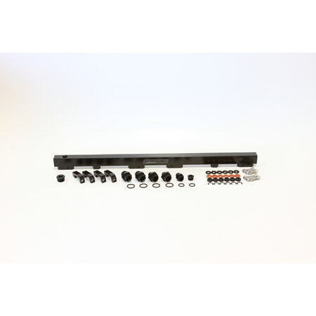 AEROFLOW Fuel Rail Kit RB30 Black - AF64-2012BLK