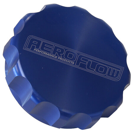 AEROFLOW REPLACEMENT BILLET CAP SUITS  -16 BASE BLUE FINISH - AF59-460-16BL
