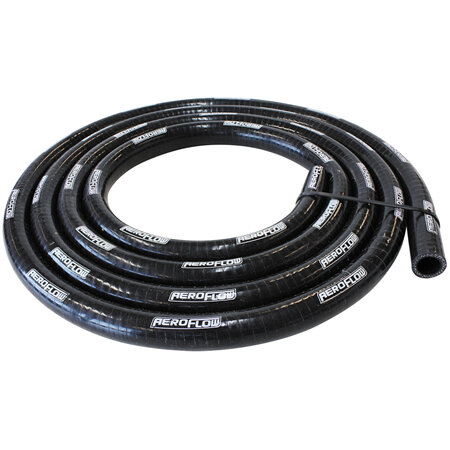 AEROFLOW Silicone Heater Hose Black I.D1/2' 13mm, 5 Foot Length 1.5m Long  - AF 9251-050-5