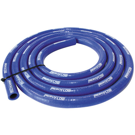 AEROFLOW Silicone Heater Hose Blue     I.D 1' 25mm, 13 Foot Length   4m Long - AF9051-100-13
