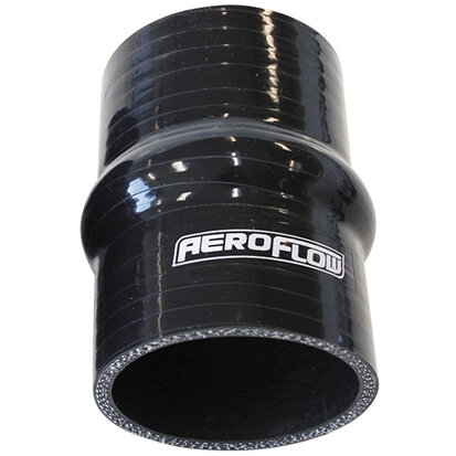 AEROFLOW Silicone Hump Hose Str Black  I.D 3.25' 76mm, Wall 5.3mm,   100mm Long - AF9211-325