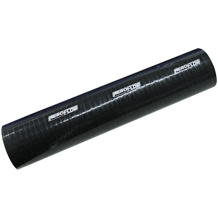 AEROFLOW Silicone  Str Black I.D   4.00' 102mm, Wall 5.3mm, 300mmLong  - AF 9201-400M - AF9201-400M