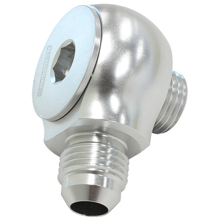 AEROFLOW SLIMLINE -6ORB TO -6AN 90 DEG FOR USE IN TIGHT RADIUS AREA - AF909-06S