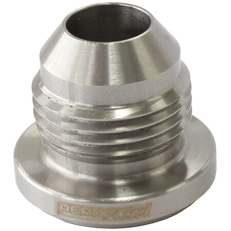 AEROFLOW STAINLESS WELD ON MALE BUNG   -6AN MALE - AF999-06SS