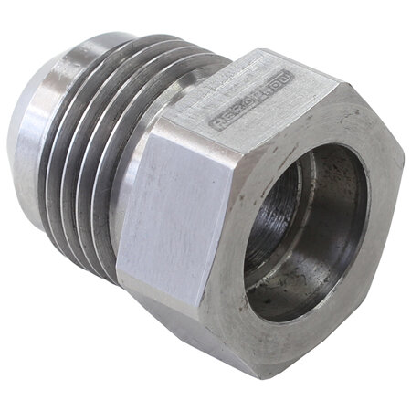 AEROFLOW STEEL HEX WELD ON MALE BUNG   SUITS 5/8 HARD LINE -10AN MALE - AF999-10SH