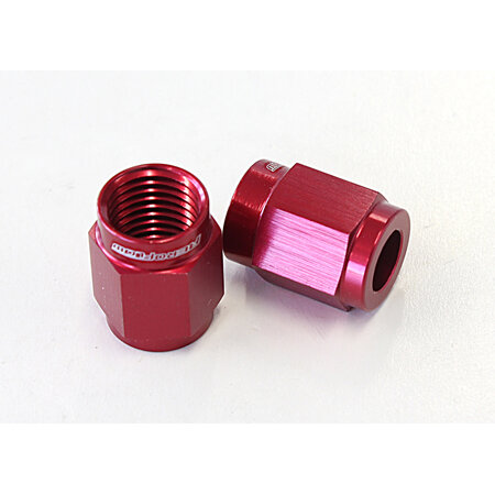 AEROFLOW TUBE NUT -3AN TO 3/16' TUBE   RED -3AN TO 3/16' HARD LINE - AF818-03R