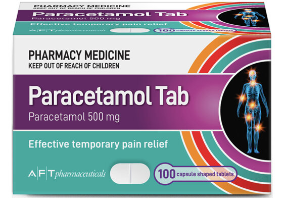 AFT Paracetamol Tab 100s
