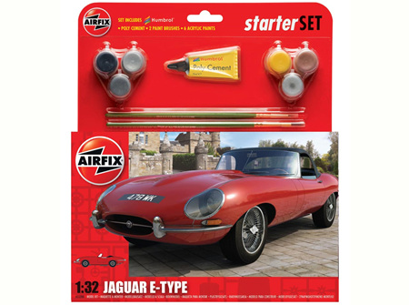 Airfix 1/32 Jaguar E-Type - Starter Set (A55200)