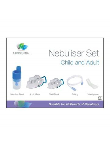 Airssential Child and Adult Nebuliser Accessory Kit