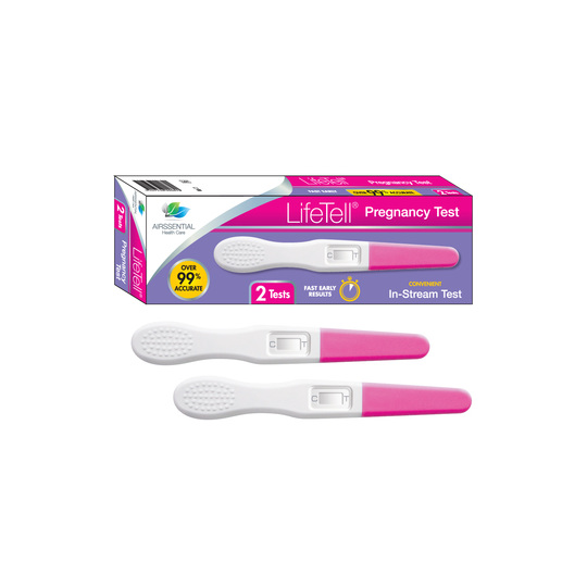 Airssential LifeTell In-Stream Pregnancy - 2 Tests