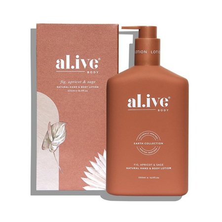 AL.IVE FIG, APRICOT & SAGE HAND & BODY LOTION 500ML