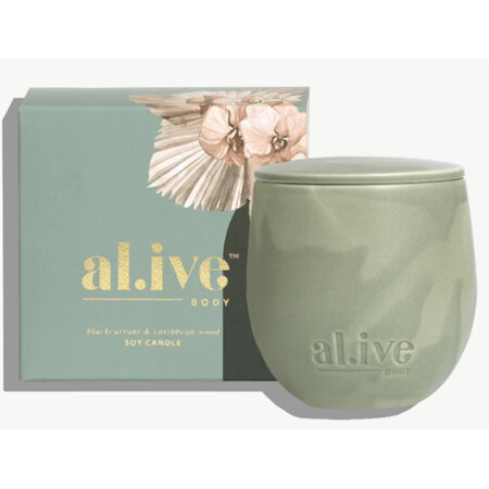 AL.IVE BLACKCURRENT AND CARBBEAN SOY CANDLE