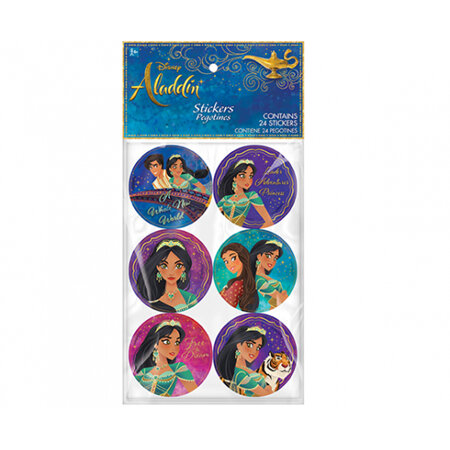 Aladdin stickers x 24