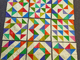 Alison Glass and Kona Cotton Precut Half Square Triangles