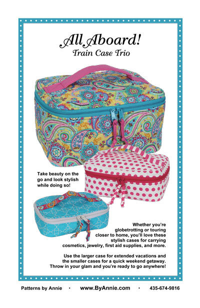 All Aboard! Train Case Trio Pattern