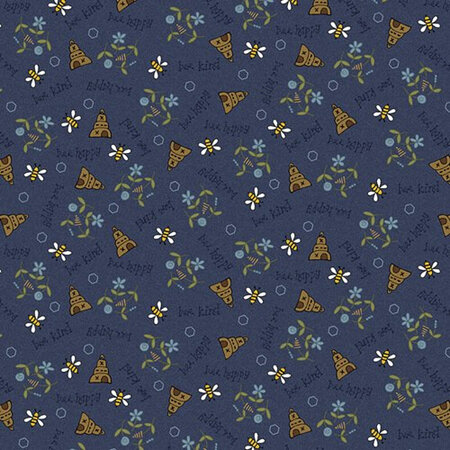All About the Bees Blue Bee Scatter 2422-77