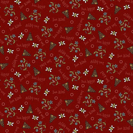 All About the Bees Red Bee Scatter 2422-88