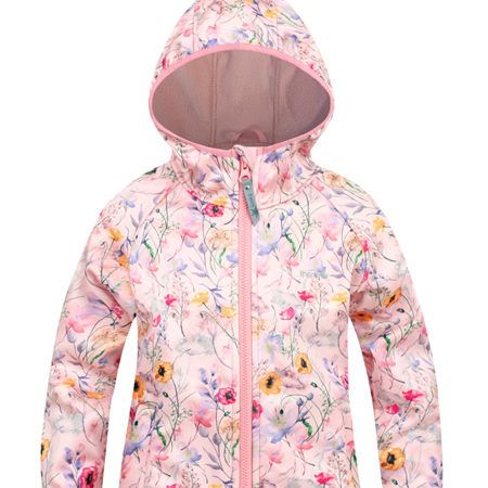 All-Weather Hoodie Peach Posey