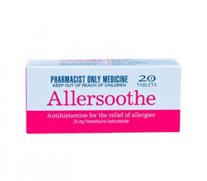 Allersoothe 25mg Tabs 20s