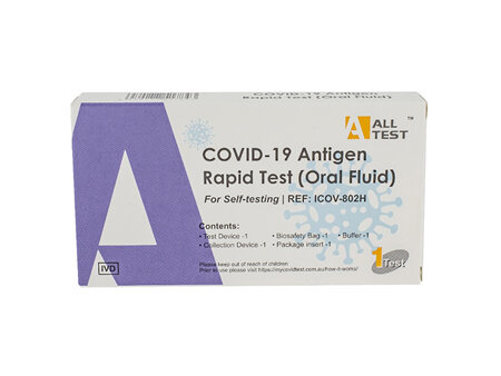 AllTest COVID-19 Oral Rapid Antigen Test 1 Pk