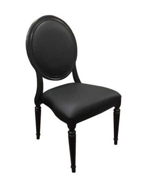 Allure Chair  Black Frame with Black Pad