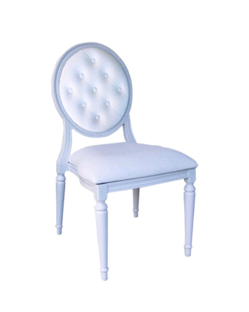Allure Chair White Frame with white pads