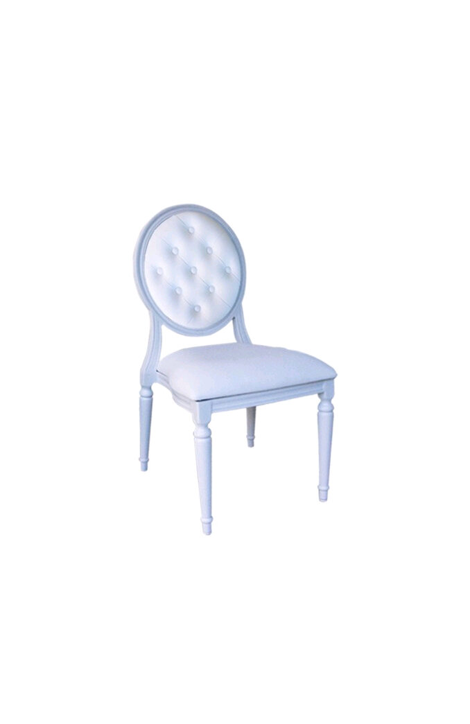 Allure Chair White Frame with white pads