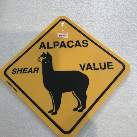 Alpaca Shear Value Window/ Car Signs