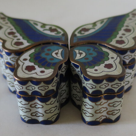 Amazing butterfly in cloisonne