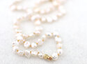 Amber baroque pearl necklace knotted silk gold vermeil nz Lily griffin jewelry