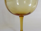 Amber glass champagne