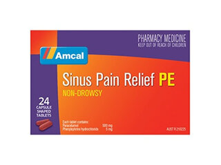 AMCAL SINUS PAIN RELIEF PE TAB 24PK