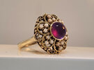 Amethst and Pearl Ring