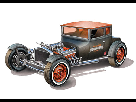 AMT 1/25 1925 Ford T "Chopped" (AMT1167)