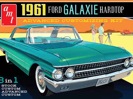 AMT 1/25 1961 Ford Galaxie Hardtop 3n1 (AMT1430)