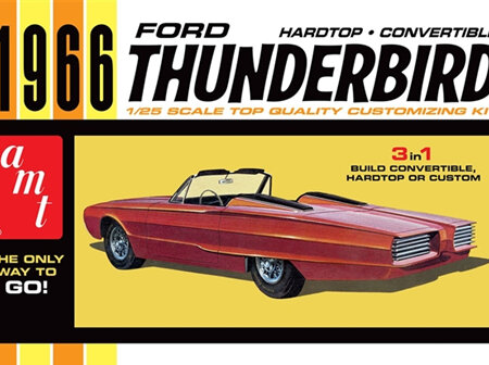 AMT 1/25 1966 Ford Thunderbird Hardtop/Convertible 3n1 (AMT1328)