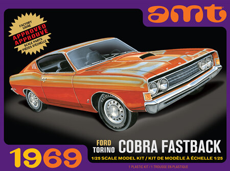 AMT 1/25 1969 Ford Torino Cobra Fastback (AMT1217)