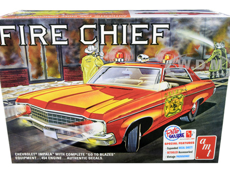 AMT 1/25 1970 Chevy Impala Fire Chief (AMT1162)